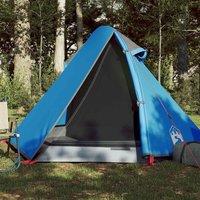 Berkfield Home Camping Tent Dome 2-Person Blue Waterproof