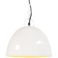 Industrial Vintage Hanging Lamp 25 W White Round 31 cm E27