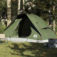 Berkfield Home Family Tent Dome 6-Person Olive Green Waterproof