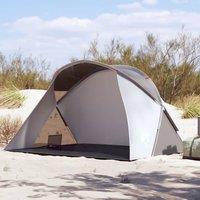 Berkfield Home Beach Tent 2-Person Grey Pop-up Waterproof