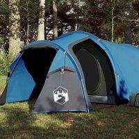 Berkfield Home Camping Tent Tunnel 2-Person Blue Waterproof