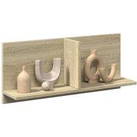 Berkfield Home Wall Cabinet 70x16.5x30 cm Sonoma Oak Engineered Wood in Brown
