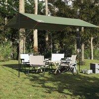 Berkfield Home Camping Tarp Green 400x294 cm Waterproof