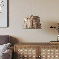 Ceiling Lamp Shade Brown ?38x23 cm Wicker
