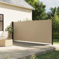 Berkfield Home Retractable Side Awning Beige 160x300 cm