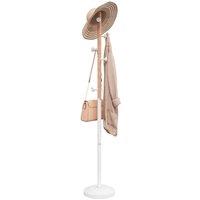 Berkfield Home Coat Stand White 177 cm Powder-coated Iron