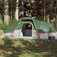 Berkfield Home Family Tent Dome 11-Person Green Waterproof