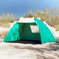 Berkfield Home Beach Tent 2-Person Sea Green Quick Release Waterproof