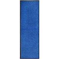 Berkfield Home Doormat Washable Blue 60x180 cm