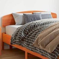 Berkfield Home Headboard Wax Brown 150 cm Solid Wood Pine