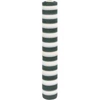 Privacy Net Green and White 2x10 m HDPE 195 g/m?