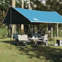 Berkfield Home Camping Tarp Blue 430x380x210 cm Waterproof | Size: 430 x 380 x 210 cm