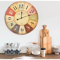 Berkfield Home Vintage Wall Clock Colourful 60 cm