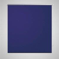 Berkfield Home Roller Blind Blackout 140 x 230 cm Marine in Blue