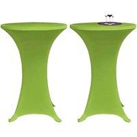 Berkfield Home Stretch Table Cover 2 pcs 60 cm Green