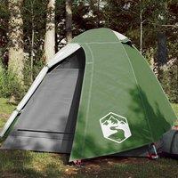Berkfield Home Camping Tent Dome 2-Person Green Waterproof