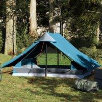 Berkfield Home Camping Tent 2-Person Blue Waterproof