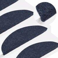 Berkfield Home Stair Mats Self-adhesive 15 pcs 56x17x3 cm Blue | Size: Medium