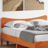 Berkfield Home Headboard Wax Brown 150 cm Solid Wood Pine
