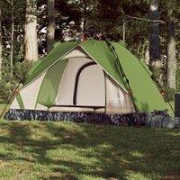 Berkfield Home Camping Tent Dome 2-Person Green Quick Release