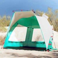 Berkfield Home Beach Tent 2-Person Sea Green Quick Release Waterproof