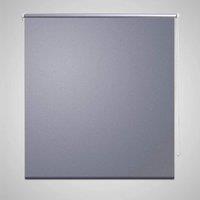 Berkfield Home Roller Blind Blackout 160 x 175 cm Grey