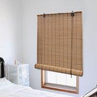 Berkfield Home Roller Blind Bamboo 100x220 cm Brown