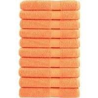 Berkfield Home Premium Sauna Towels SOLUND 10 pcs Orange 80x200 cm 600 gsm