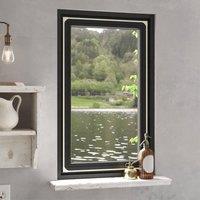 Magnetic Insect Screen for Windows White 80x140 cm
