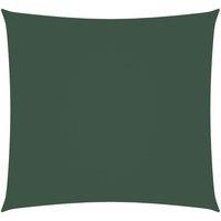 Sunshade Sail Oxford Fabric Square 3.6x3.6 m Dark Green
