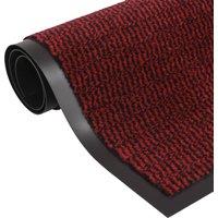 Berkfield Home Dust Control Mat Rectangular Tufted 80x120 cm Red