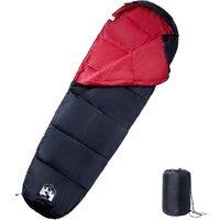 Berkfield Home Mummy Sleeping Bag for Adults Camping 3 Seasons in Red