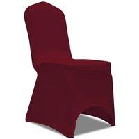 100 pcs Stretch Chair Covers Bordeaux