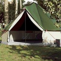 Berkfield Home Family Tent Tipi 10-Person Green Waterproof