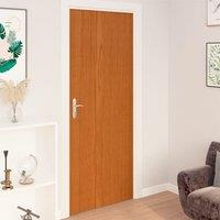 Berkfield Home Self-adhesive Furniture Films 2 pcs Light Oak 500x90 cm PVC in Brown