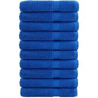Premium Sauna Towels SOLUND 10pcs Blue 80x200cm 600gsm