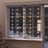 LED Star Curtain Fairy Lights 200 LED Warm White 8 Function