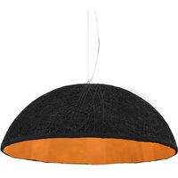 Pendant Lamp Black and Gold ?70 cm E27