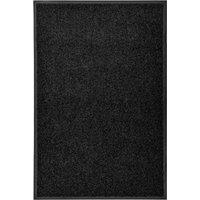 Berkfield Home Doormat Washable Black 60x90 cm