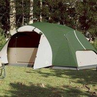 Berkfield Home Family Tent Crossvent 8-Person Green Waterproof