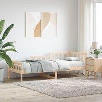 Berkfield Home Day Bed 90x190 cm Solid Wood Pine in Brown