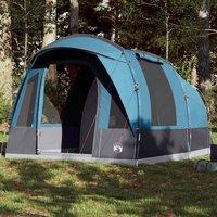 Berkfield Home Camping Tent Tunnel 3-Person Blue Waterproof