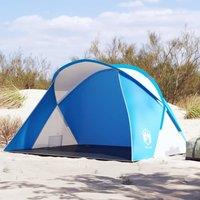 Berkfield Home Beach Tent 2-Person Azure Blue Pop-up Waterproof