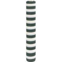 Privacy Net Green and White 1.5x25 m HDPE 195 g/m?