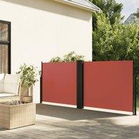 Berkfield Home Retractable Side Awning Terracotta 140x600 cm in Orange