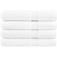 Premium Sauna Towels SOLUND 4pcs White 80x200cm 600gsm