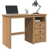 Desk Panama 112x45x75 cm Solid Wood Pine
