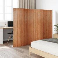 Berkfield Home Room Divider Brown 165x250 cm Bamboo in Brown | Size: 165x250 cm