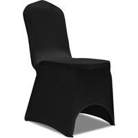 Berkfield Home 100 pcs Stretch Chair Covers Black
