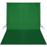 Berkfield Home Backdrop Support System 500 x 300 cm Green